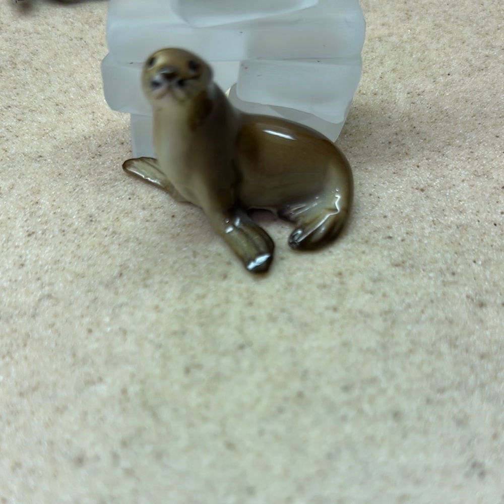 Vintage Ceramic Baby Seal